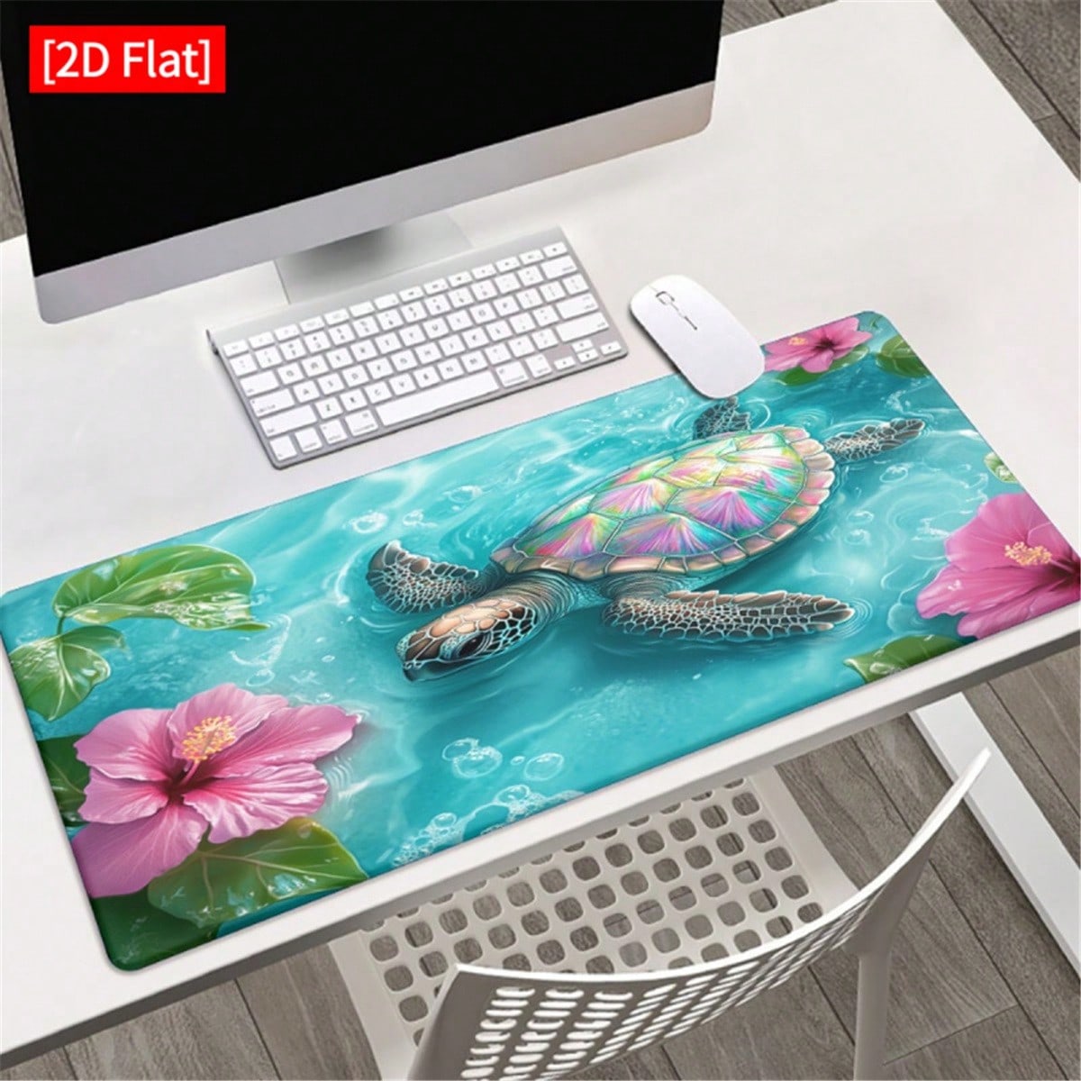 [2D Flat]1pc Sea And Hibiscus  - đánh giá và giá Desk Setup Pc And Laptop
