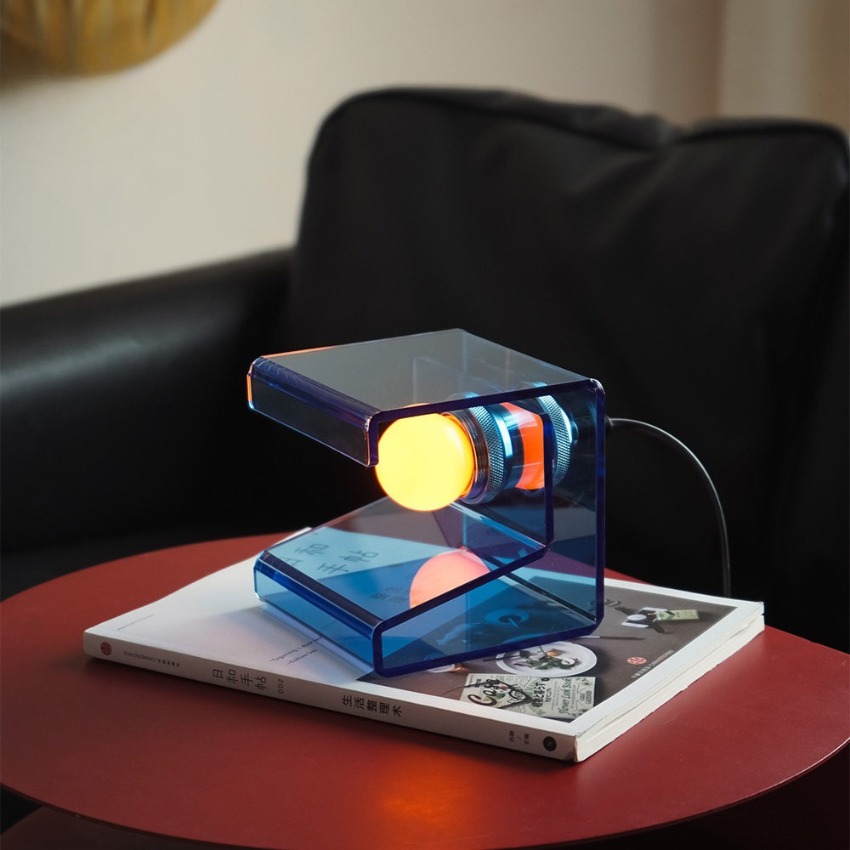 Modern Acrylic Cube Table Lamp - đánh giá và giá Desk Setup Minimalist