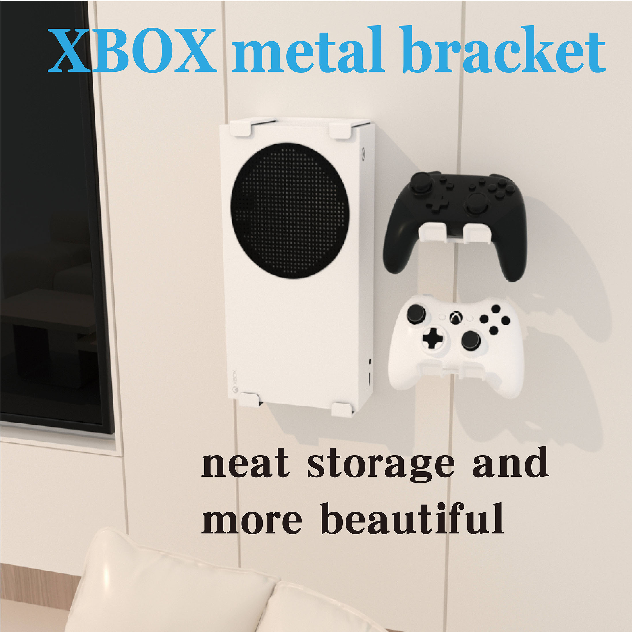 Wall Mount Holer for Xbox Seri - đánh giá và giá Desk Setup Xbox