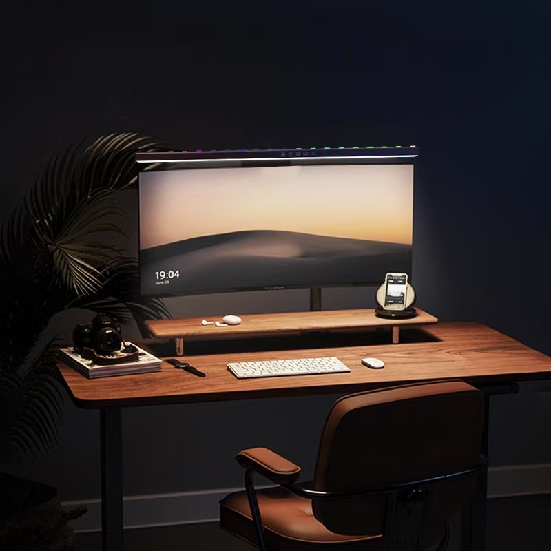 LED Monitor Light Hanging Desk - đánh giá và giá Setup Desk Monitor