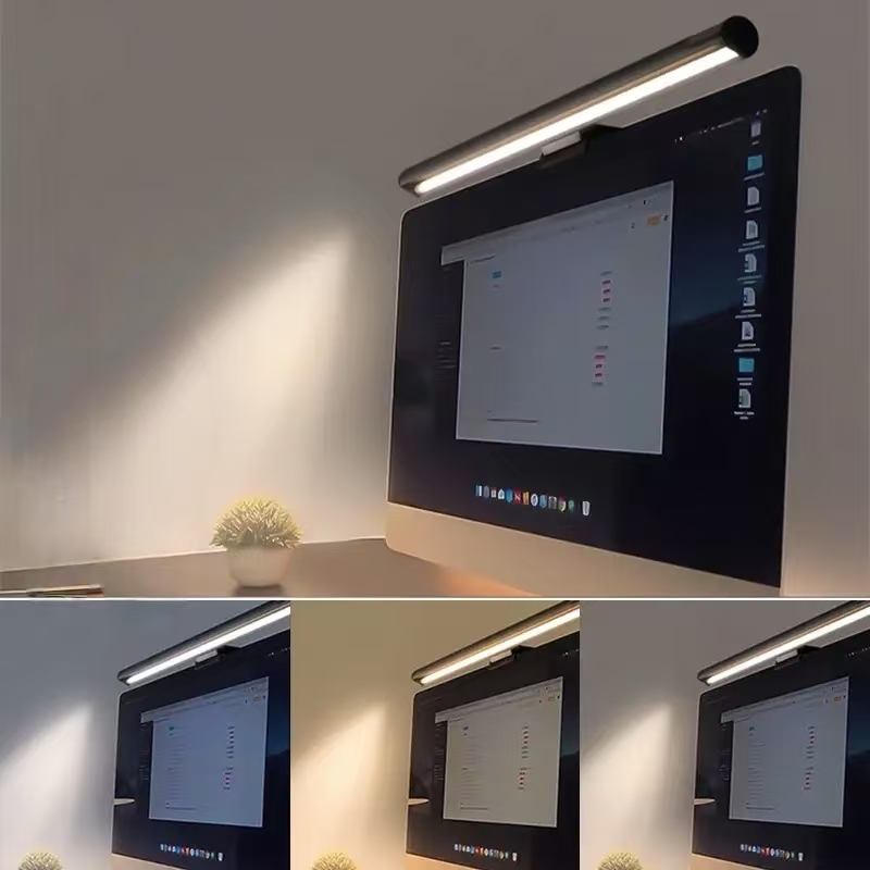 LED Monitor Light Hanging Desk - đánh giá và giá Setup Desk Monitor