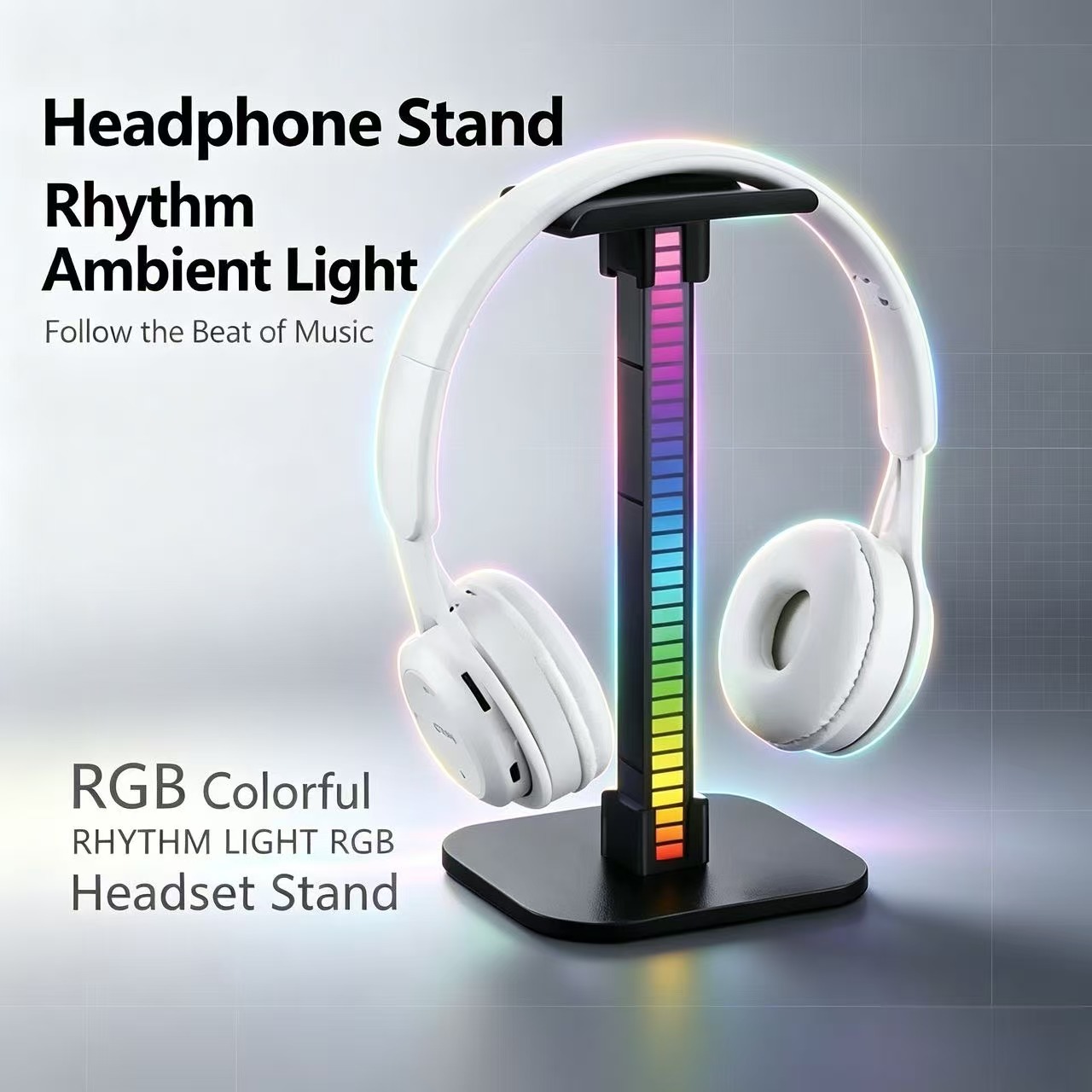 USB Gaming Headphone Stand RGB - đánh giá và giá Desk Setup Lamp