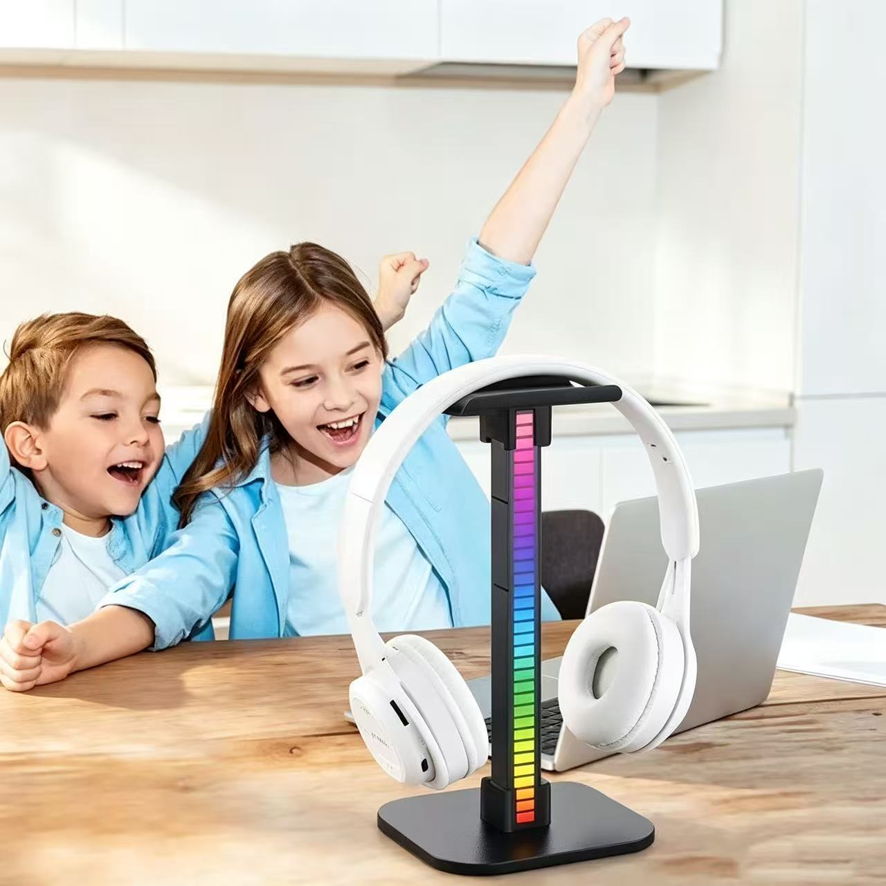 USB Gaming Headphone Stand RGB - đánh giá và giá Desk Setup Lamp
